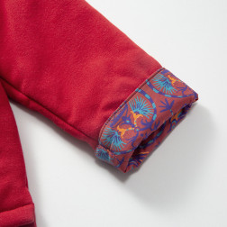 Winter Cotton-Padded Jacket Crimson
