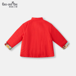 Winter Cotton-Padded Jacket Crimson